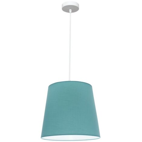 Lampara Colgante Maldivas 1xe27 Blanco/turquesa Reg.40d de FABRILAMP.