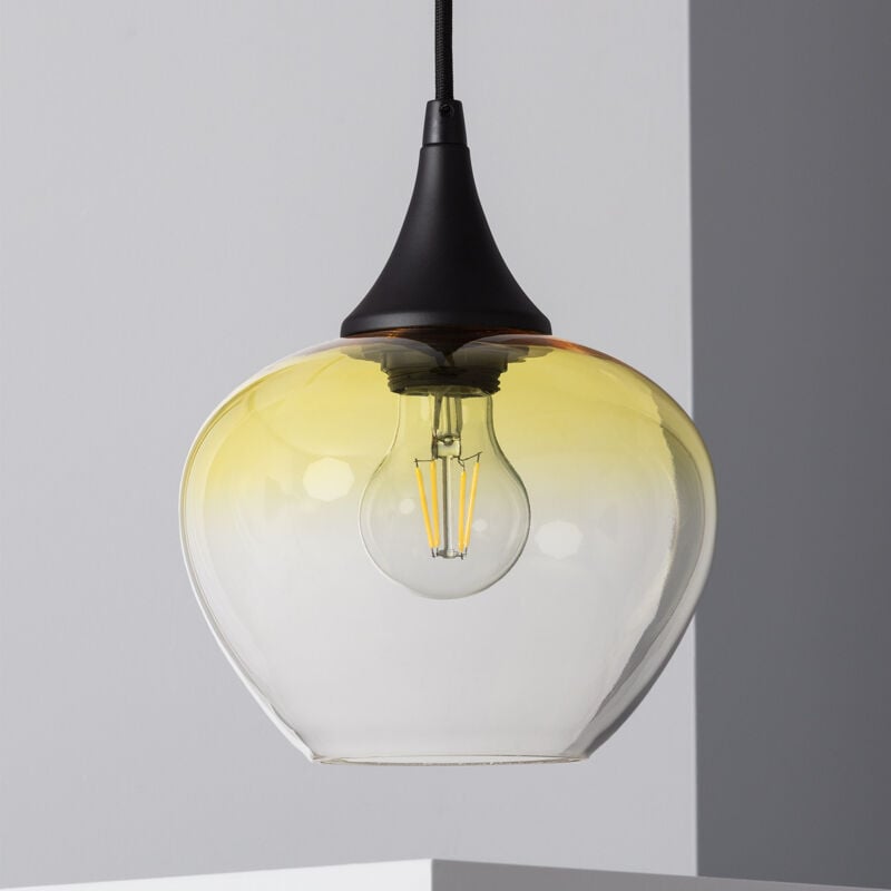 

Lámpara Colgante de Cristal Manzana Amarillo - Amarillo