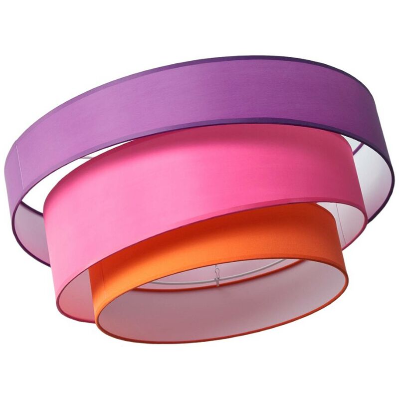 

Lindby - Lámpara colgante Melia colorida, violeta, rosa