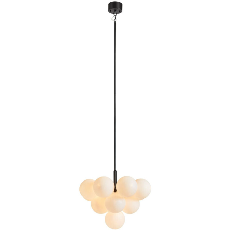 Markslojd - merlot Lámpara Colgante de Techo 13 Globos Negro, Blanco