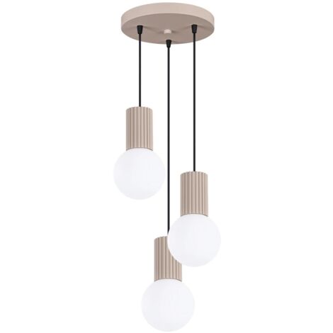 Lámpara colgante Mido topo, 3 luces
