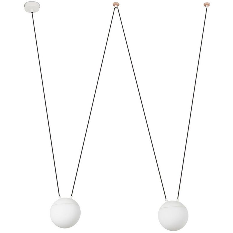 

Faro Barcelona - MINE Lámpara colgante 28375-2L - BLANCO MATE