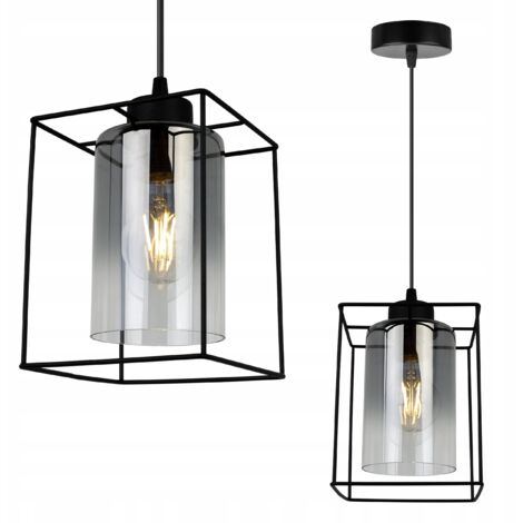 LÁMPARA COLGANTE MODERNA Y ELEGANTE DE VIDRIO