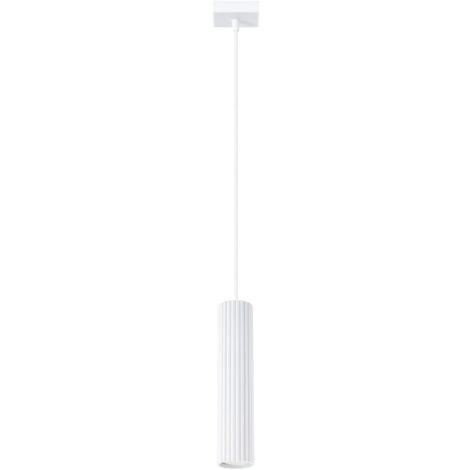 Lámpara colgante Moto blanco, 1 luz