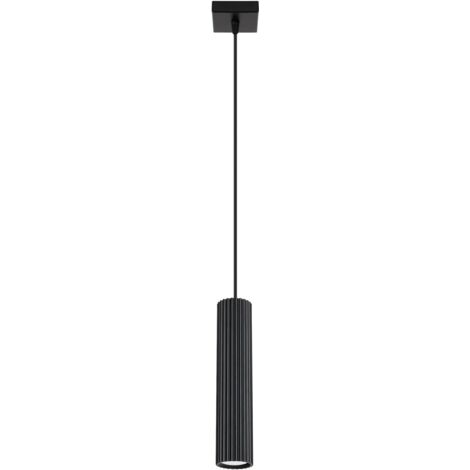 Lámpara colgante Moto negro, 1 luz