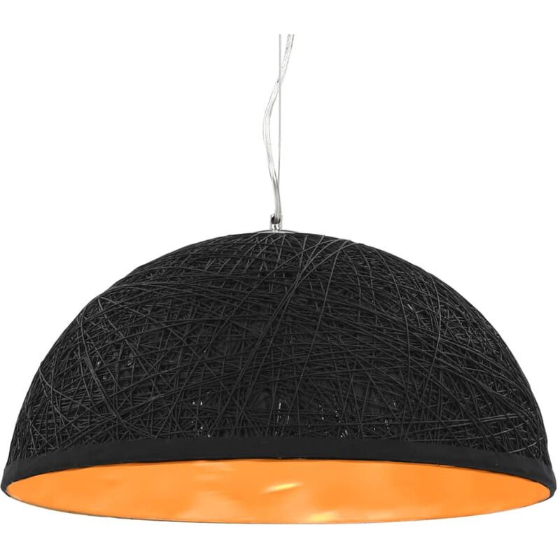 

Lámpara colgante negro y dorado E27 Ø50 cm