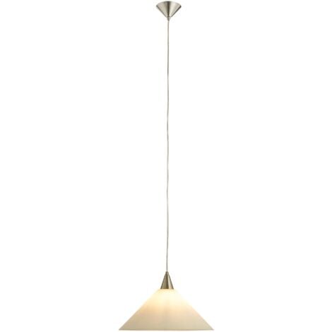 Lámpara colgante 'Petra' (Moderno) en Blanco hecho de Vidrio e.o. para Cocina (1 llama, E27) de Lindby  lámpara colgante de vidrio, lámpara colgante, lámpara colgante mesa de comedor, lámpara