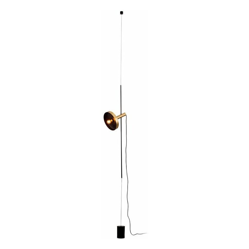 

Faro Barcelona - WHIZZ Lámpara colgante/pie de salón oro/negra - NEGRO MATE