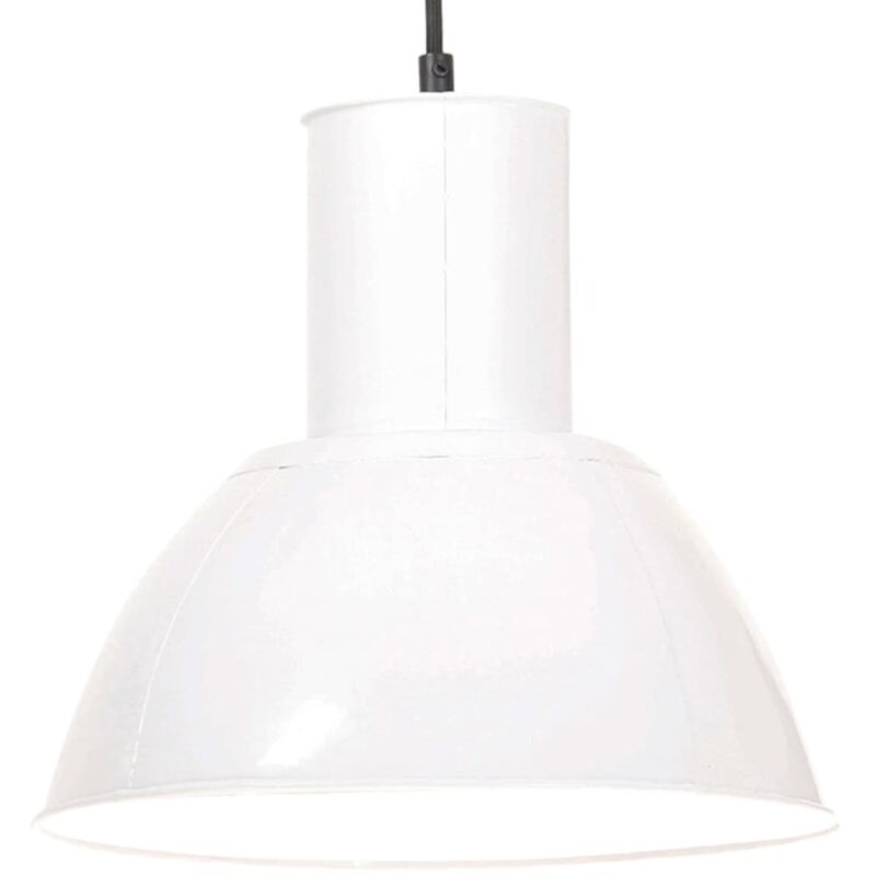 

Lámpara colgante redonda 25 W blanca 28,5 cm E27
