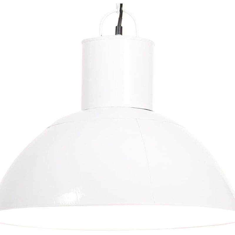 

Lámpara colgante redonda 25 W blanca 48 cm E27