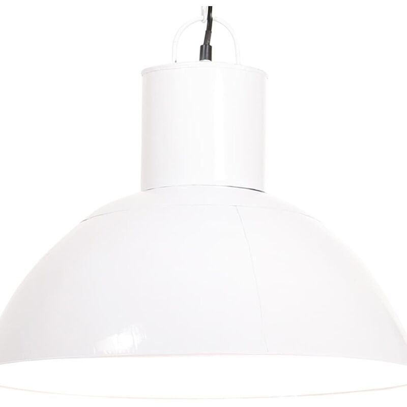

Lámpara colgante redonda 25 W blanca 48 cm E27