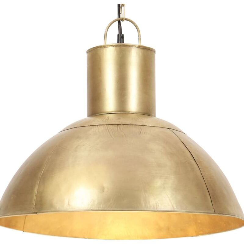 

vidaXL Lámpara colgante redonda 25 W latón 48 cm E27 - Oro