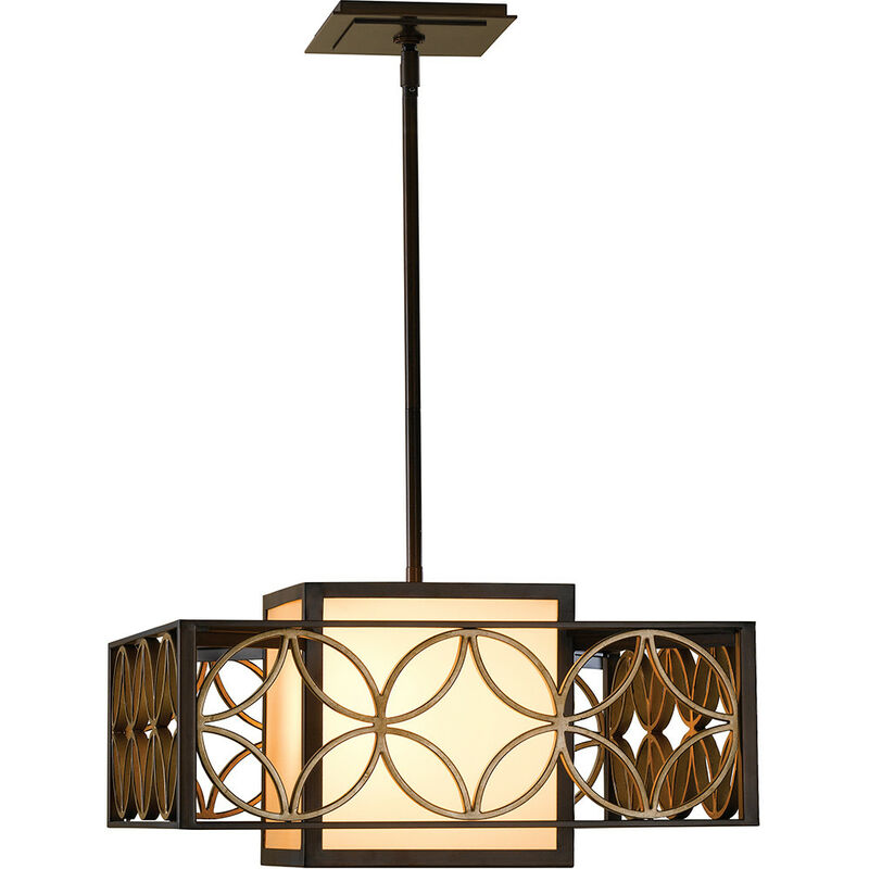 

Elstead Remy - 1 barra colgante de luz para techo dorado, bronce, E27