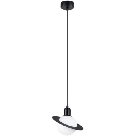 Lámpara colgante Rena negro, 1 luz