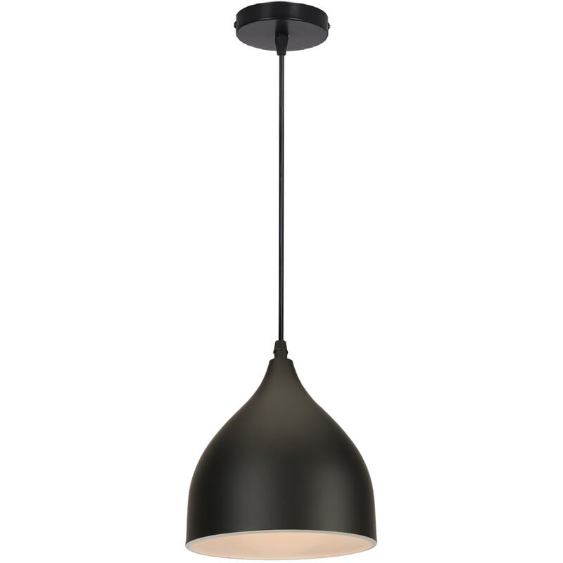 

Lámparas de Colgar Retro Antigua Lámpara de Techo Moderna E27 Lustre Creativa Vintage para Cafe Bar Barn Negro