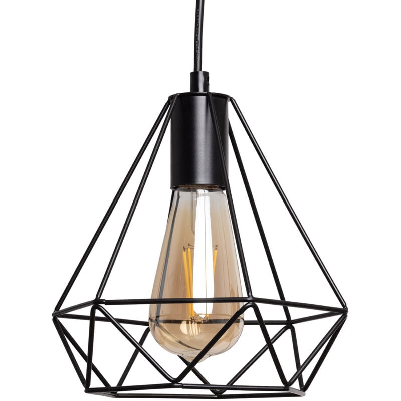 

Lámpara Colgante de Metal Sardo Negro - Negro