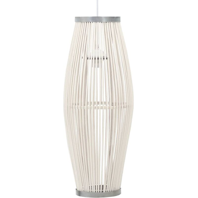 

Lámpara colgante sauce blanco 40 W 23x55 cm ovalada E27
