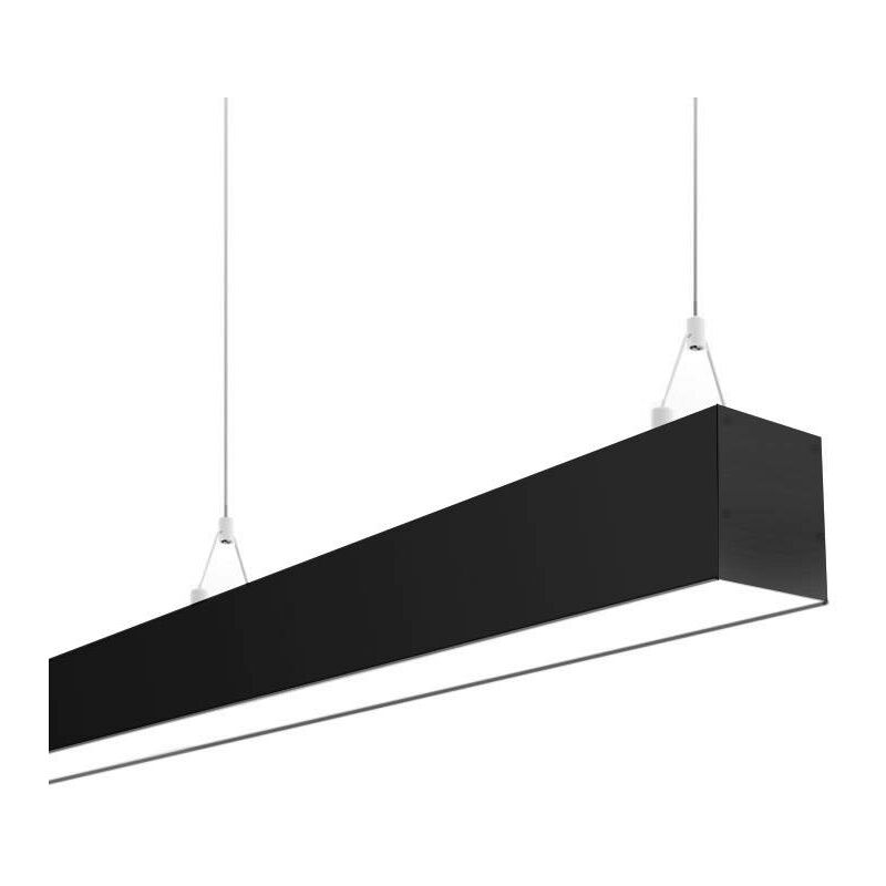 

Lámpara colgante SERK, 70W, 208cm, TRIAC regulable, negro, Blanco cálido, regulable - Blanco cálido