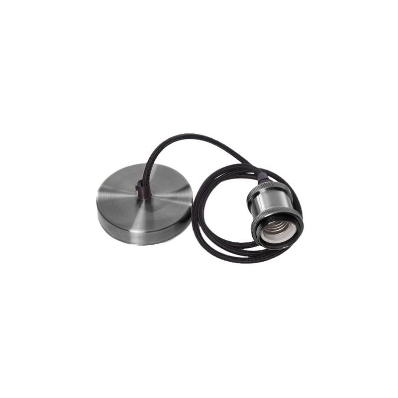 

Lámpara Colgante Styling Negro Cepillado 1XE27 Negro / Cepillado - Iluminashop