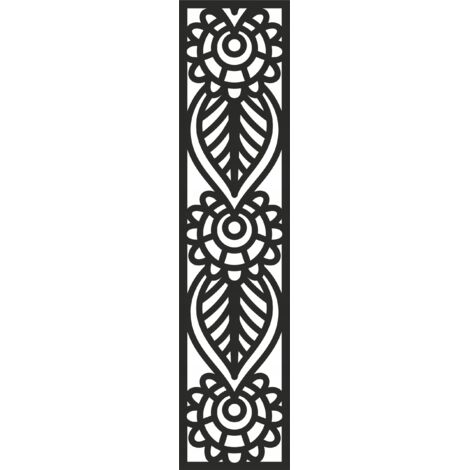 Lámpara colgante tamaño A4, diseño perforado, negra, 21 x 90 cm