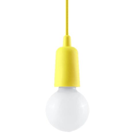 Lámpara colgante Tina amarillo, 1 luz