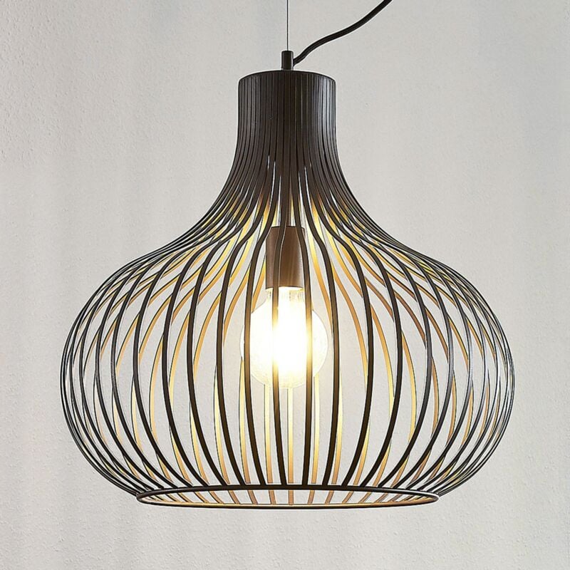 

Lindby - Frances colgante, marrón, 1 luz, Ø 48 cm