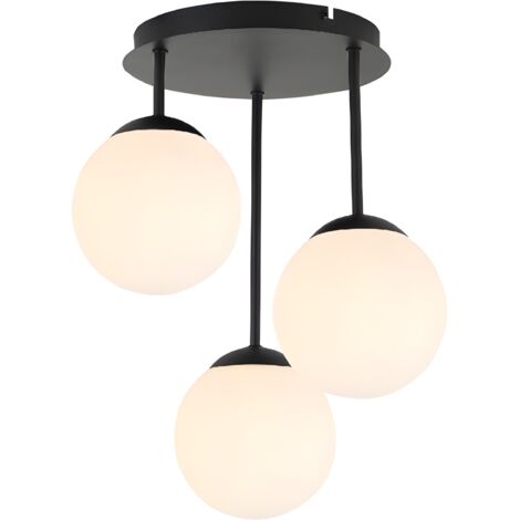 LÁMPARA COLGANTE TOOLIGHT APP1815-3CPR BLACK WHITE