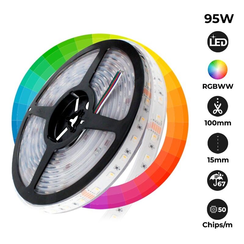 

Foco proyector exterior LED 100W 9000LM IP65 | Blanco Frío