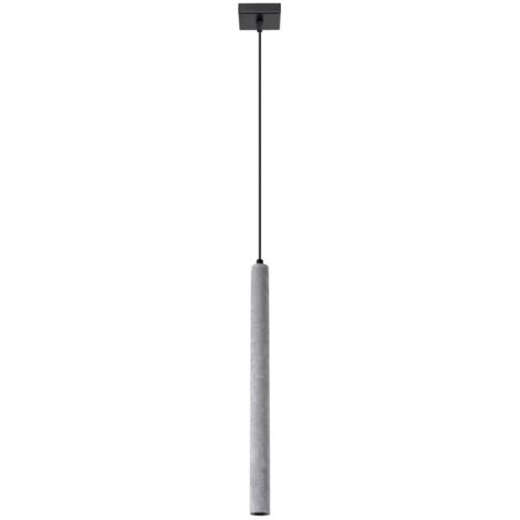 Lámpara colgante Vacu 1 luz, cemento