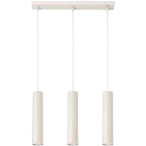 Lámpara colgante Vaza beige, 3 luces