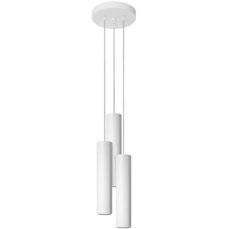 Lámpara colgante Vaza blanco, 3 luces
