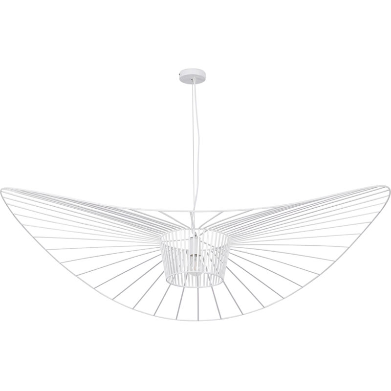 

Lámpara colgante Vertical 140cm - Metal Blanco