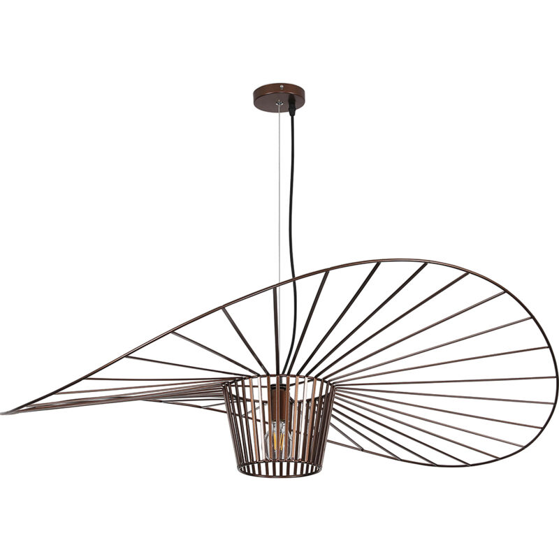 

Lámpara colgante Vertical 80cm - Metal Marrón Metal