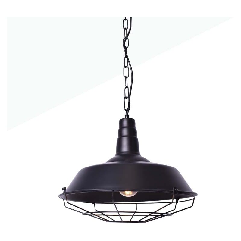 

Lámpara colgante vintage 'ELANIO' | Negro