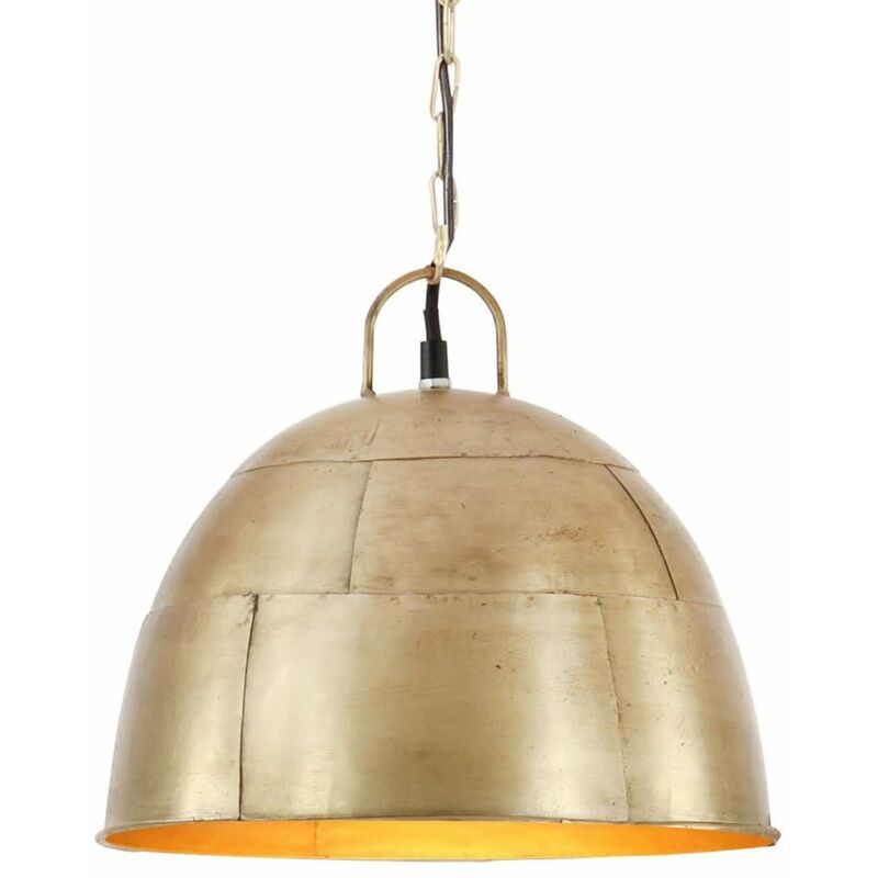 

Lampara colgante vintage redonda 25 W laton 31 cm E27