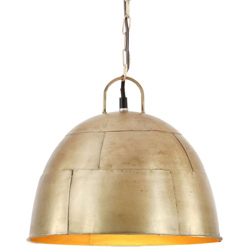 

Lámpara colgante vintage redonda 25 W latón 31 cm E27