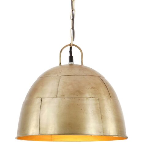 Lámpara colgante vintage redonda 25 W latón 31 cm E27 vidaXL