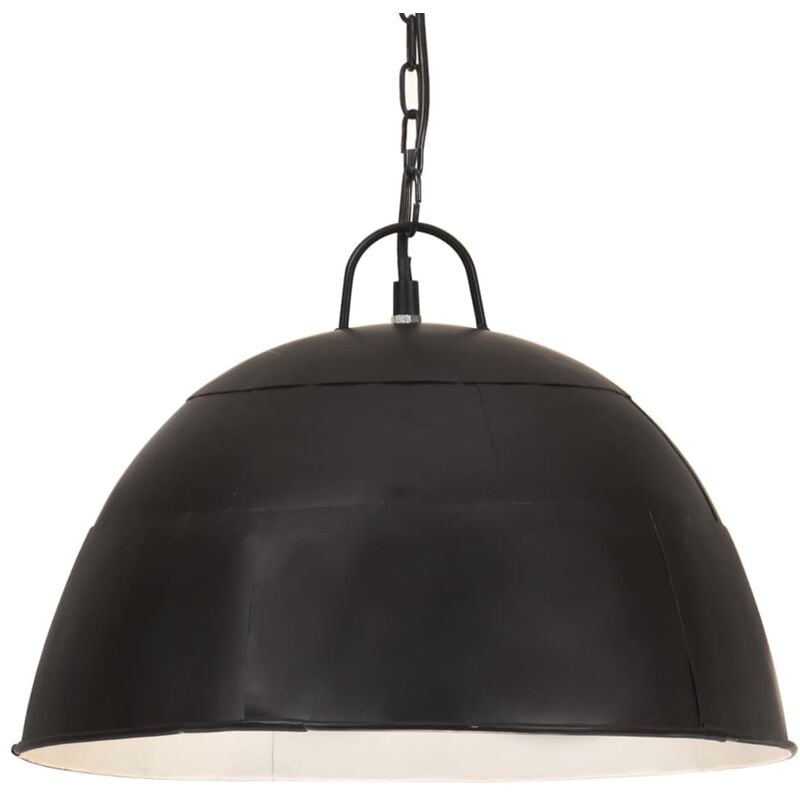 

Lámpara colgante vintage redonda 25 W negra 41 cm E27