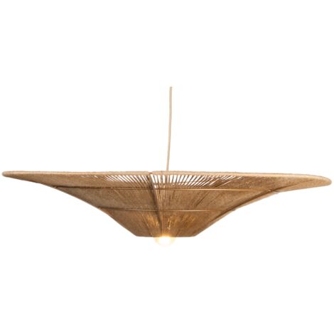 Lampara Colgante Yute Natural
