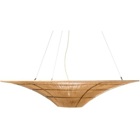 Lampara Colgante Yute Natural