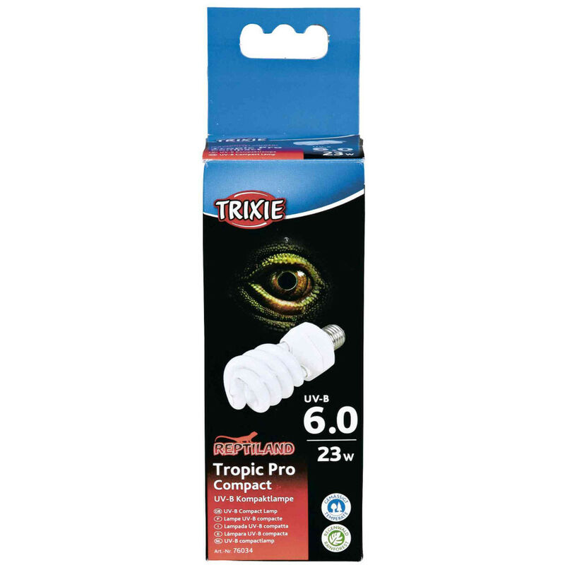 

Trixie - lámpara compacta UV-B de 23w 6.0 . para reptiles