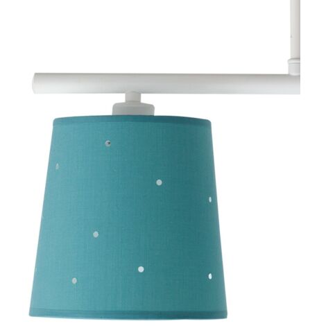 Lampara consciencia 2xe14 turquesa regx39x16 cm
