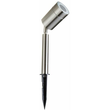 Lámpara de acero inoxidable V-TAC con portalámparas GU10 (máx. 35 W), IP44 ajustable