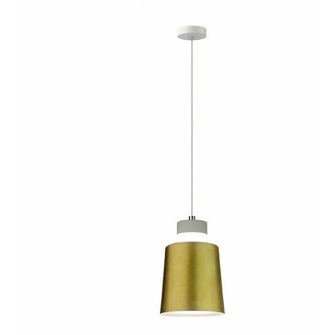 Lámpara de araña cilíndrica de metal LED V-TAC de 7 W en dorado blanco cálido