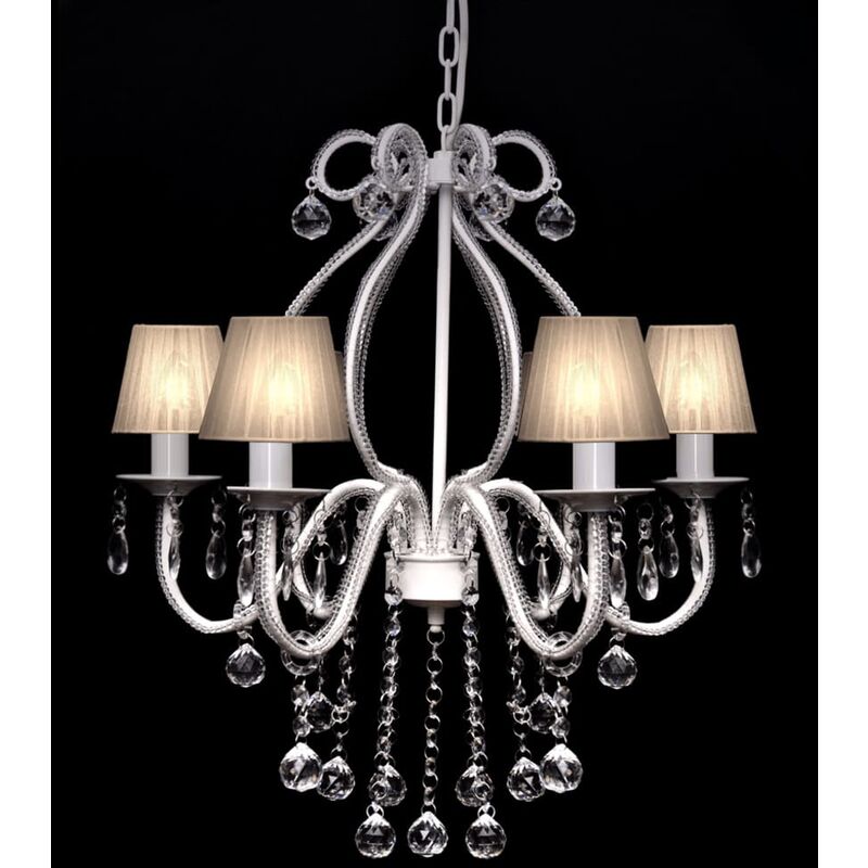 

Bh Design - Lámpara de araña con 2300 cristales blanca