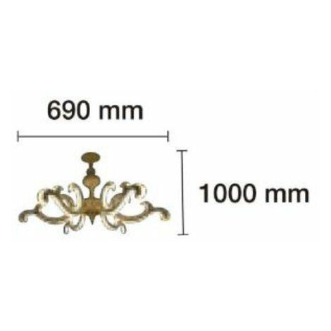 Lámpara de araña LED Lamberto (80W) Blanco