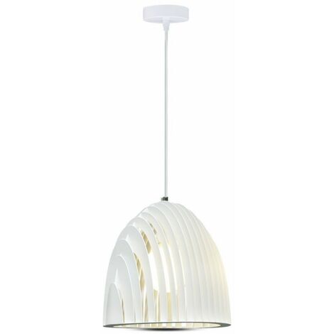 Lámpara de araña LED prismática V-TAC con portalámparas E27 de metal (máx. 60 W), color blanco