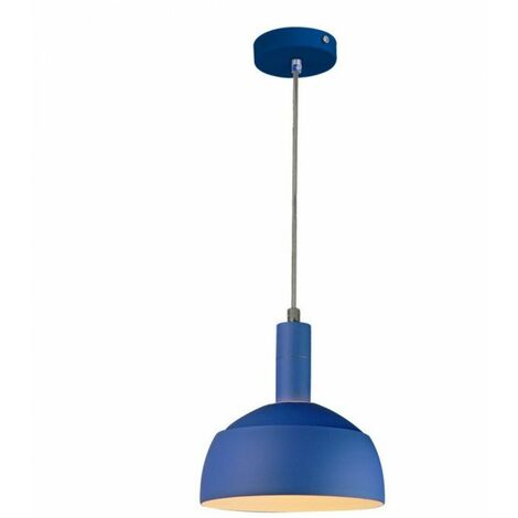 Lámpara de araña LED V-TAC con pantalla de aluminio y portalámparas E14 (máx. 60 W), color azul