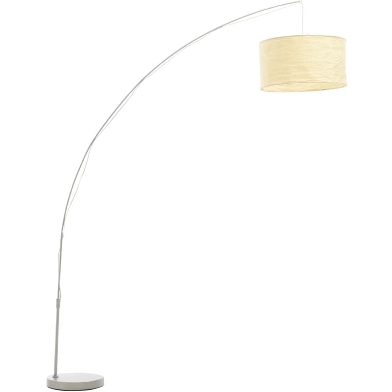 

Lámpara de pie ajustable beige 192 cm - Beige - Vidaxl