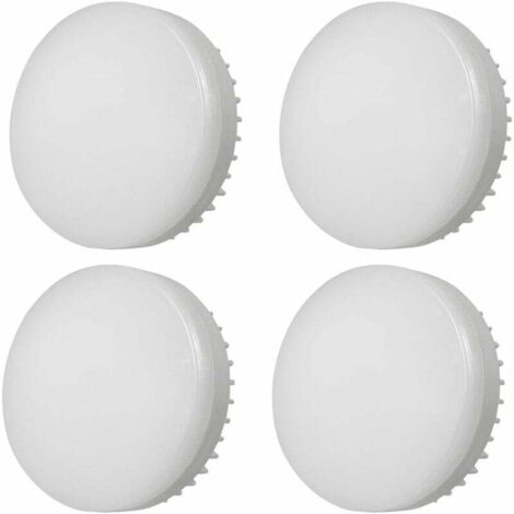 Lámpara de armario LED regulable ZVD GX53 de 7 W, 85-265 V, de aluminio fundido a presión, 4 unidades, blanco frío 6000 K